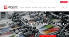 Desktop Screenshot of precisionmarketinggroup.co.uk